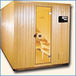 Modèle de luxe avec porte vitrée
